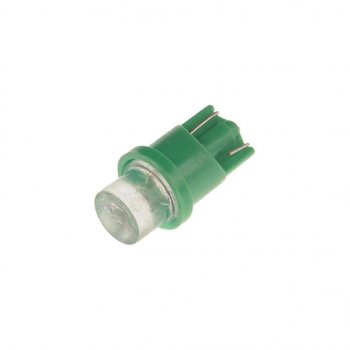 14 р. Лампа светодиодная 12V W5W T10 W2.1x9.5d Green MEGAPOWER MEGAPOWER-AUTOMOTIVE 10312g  с доставкой в г. Пермь. Увеличить фотографию 1