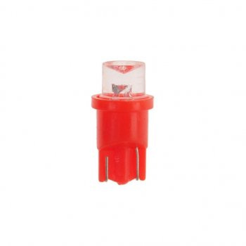 14 р. Лампа светодиодная 12V W5W T10 W2.1x9.5d Red MEGAPOWER MEGAPOWER-AUTOMOTIVE 10312r  с доставкой в г. Пермь. Увеличить фотографию 1