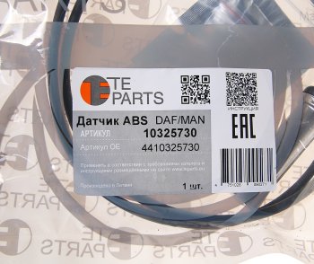 2 899 р. Датчик АБС КАМАЗ DAF MAN колеса прямой (L=1010мм) TE PARTS TE PARTS 10325730  с доставкой в г. Пермь. Увеличить фотографию 2