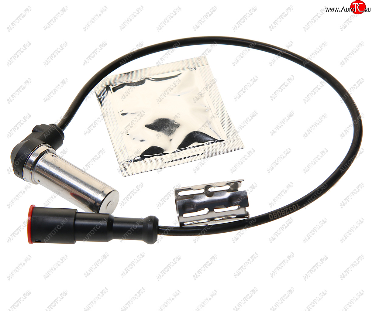 1 599 р. Датчик АБС DAF IVECO MERCEDES КАМАЗ колеса переднего правоголевого (L=325мм) TE PARTS TE PARTS 10328080  с доставкой в г. Пермь