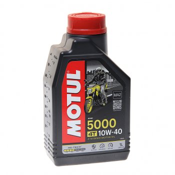 1 429 р. Масло моторное для 4-х тактных двигателей 5000 4T 10W40 псинт.1л MOTUL MOTUL 104054  с доставкой в г. Пермь. Увеличить фотографию 1
