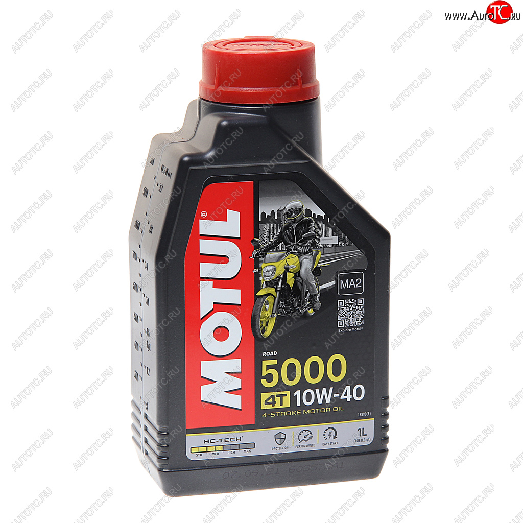 1 429 р. Масло моторное для 4-х тактных двигателей 5000 4T 10W40 псинт.1л MOTUL MOTUL 104054  с доставкой в г. Пермь
