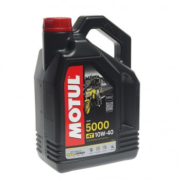 3 999 р. Масло моторное для 4-х тактных двигателей 5000 4T 10W40 псинт.4л MOTUL MOTUL 104056  с доставкой в г. Пермь. Увеличить фотографию 1
