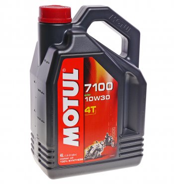 6 349 р. Масло моторное для 4-х тактных двигателей 7100 4T 10W30 синт.4л MOTUL MOTUL 104090  с доставкой в г. Пермь. Увеличить фотографию 1