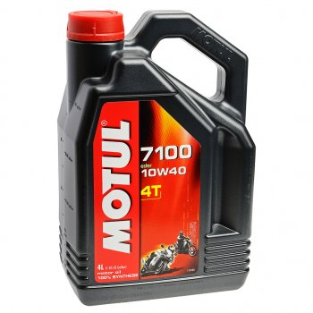 5 899 р. Масло моторное для 4-х тактных двигателей 7100 ESTER 4T 10W40 синт.4л MOTUL MOTUL 104092  с доставкой в г. Пермь. Увеличить фотографию 1