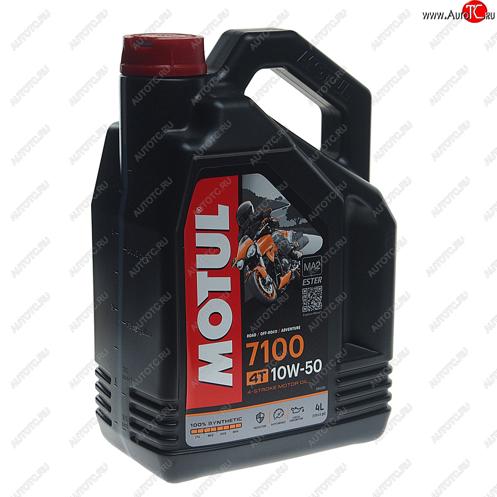 7 899 р. Масло моторное для 4-х тактных двигателей 7100 ESTER 4T 10W50 синт.4л MOTUL MOTUL 104098  с доставкой в г. Пермь