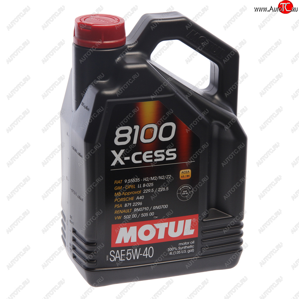 5 799 р. Масло моторное 8100 X-CESS 5W40 синт.4л MOTUL MOTUL 104256  с доставкой в г. Пермь
