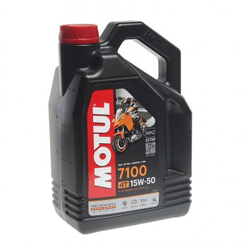 6 749 р. Масло моторное для 4-х тактных двигателей 7100 ESTER 4T 15W50 синт.4л MOTUL MOTUL 104299  с доставкой в г. Пермь. Увеличить фотографию 1
