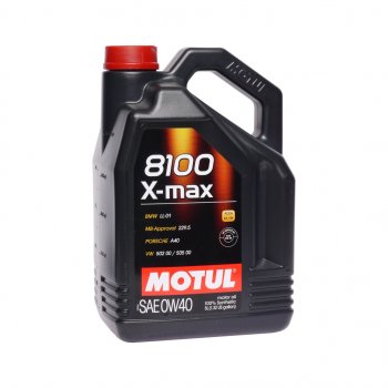 5 999 р. Масло моторное 8100 X-MAX LL-01синт.5л 0W40 MOTUL MOTUL 104533  с доставкой в г. Пермь. Увеличить фотографию 1