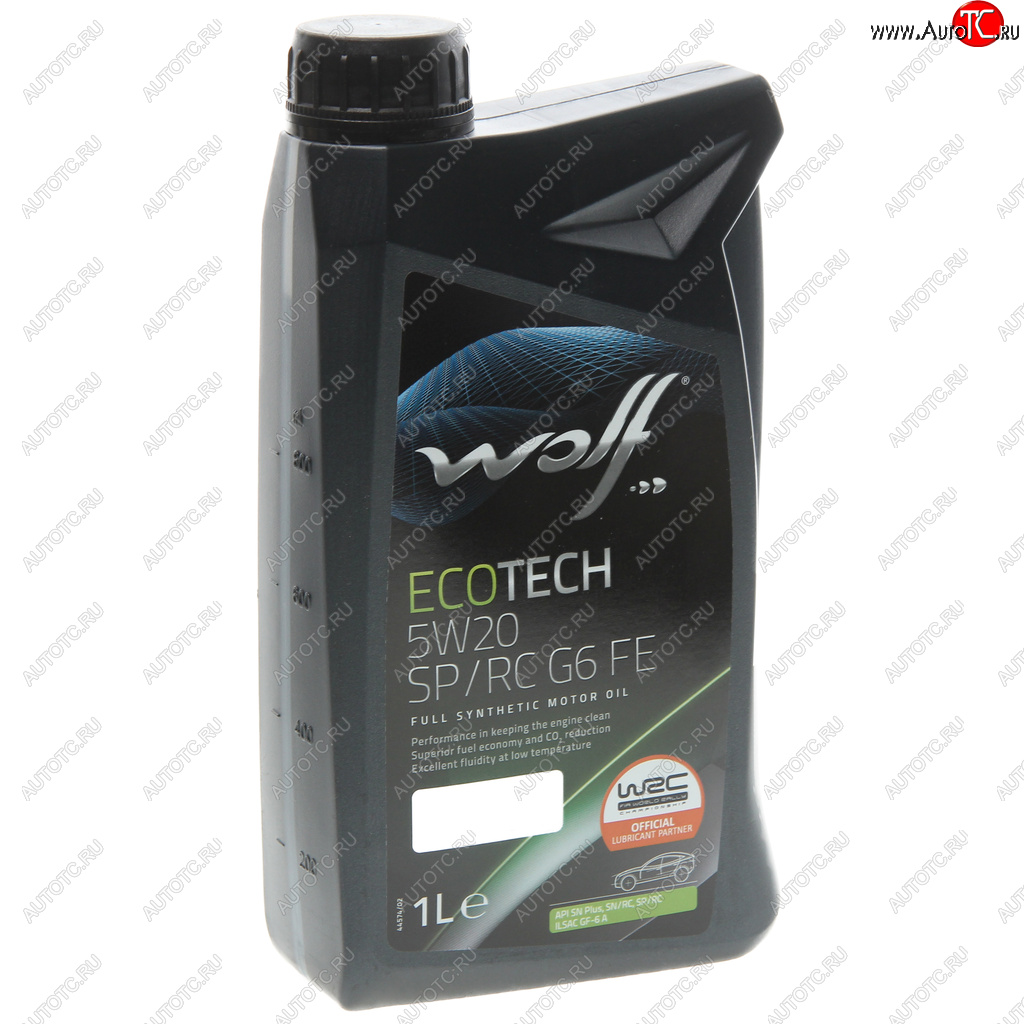 1 129 р. Масло моторное ECOTECH SPRC G6 FE  5W20 синт.1л WOLF WOLF 1047274  с доставкой в г. Пермь