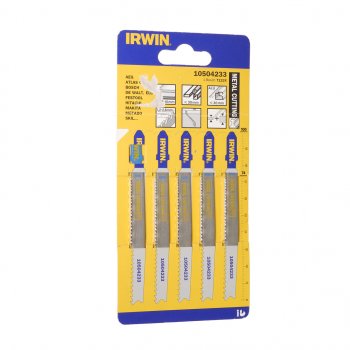 1 429 р. Пилка для лобзика набор 5шт. металл 74мм IRWIN IRWIN 10504233  с доставкой в г. Пермь. Увеличить фотографию 1
