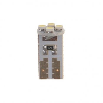 31 р. Лампа светодиодная 12V W5W T10 W2.1x9.5d 6000K 4 LED MEGAPOWER MEGAPOWER-AUTOMOTIVE 10513w  с доставкой в г. Пермь. Увеличить фотографию 1
