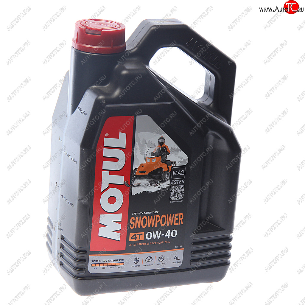 7 649 р. Масло моторное SNOWPOWER 4T 0W40 синт.4л MOTUL MOTUL 105892  с доставкой в г. Пермь