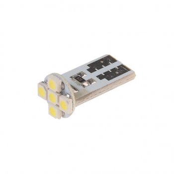 34 р. Лампа светодиодная 12V W5W T10 W2.1x9.5d 6000K 5 LED MEGAPOWER MEGAPOWER-AUTOMOTIVE 10611w  с доставкой в г. Пермь. Увеличить фотографию 1