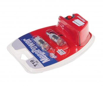 379 р. Лампа светодиодная 12V W5W T10 W2.1x9.5d 6000K 5 LED с тестером блистер (2шт.) MEGAPOWER MEGAPOWER-AUTOMOTIVE 10615w-2блт  с доставкой в г. Пермь. Увеличить фотографию 2