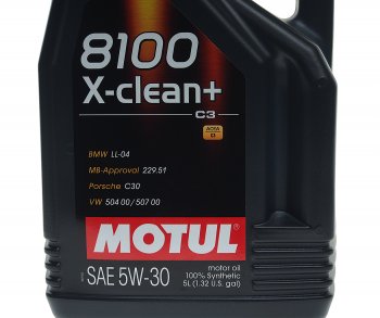 6 649 р. Масло моторное 8100 X-CLEAN+ 5W30 синт.5л MOTUL MOTUL 106377  с доставкой в г. Пермь. Увеличить фотографию 2