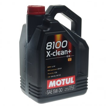 6 649 р. Масло моторное 8100 X-CLEAN+ 5W30 синт.5л MOTUL MOTUL 106377  с доставкой в г. Пермь. Увеличить фотографию 1
