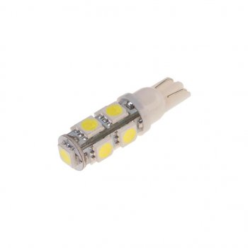25 р. Лампа светодиодная 12V W5W T10 W2.1x9.5d 6000K 9 LED MEGAPOWER MEGAPOWER-AUTOMOTIVE 10715w  с доставкой в г. Пермь. Увеличить фотографию 1