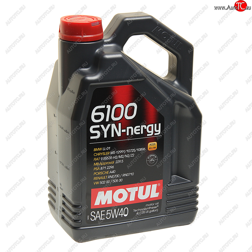 4 099 р. Масло моторное 6100 SYNERGIE 5W40 псинт.4л MOTUL MOTUL 107978  с доставкой в г. Пермь