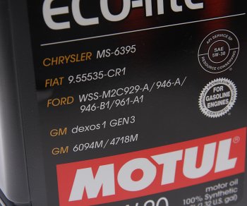 6 549 р. Масло моторное 8100 ECO-LITE 5W30 синт.5л MOTUL MOTUL 108214  с доставкой в г. Пермь. Увеличить фотографию 2