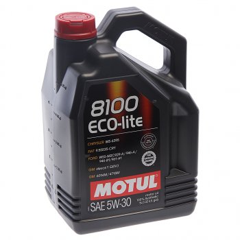 6 549 р. Масло моторное 8100 ECO-LITE 5W30 синт.5л MOTUL MOTUL 108214  с доставкой в г. Пермь. Увеличить фотографию 1