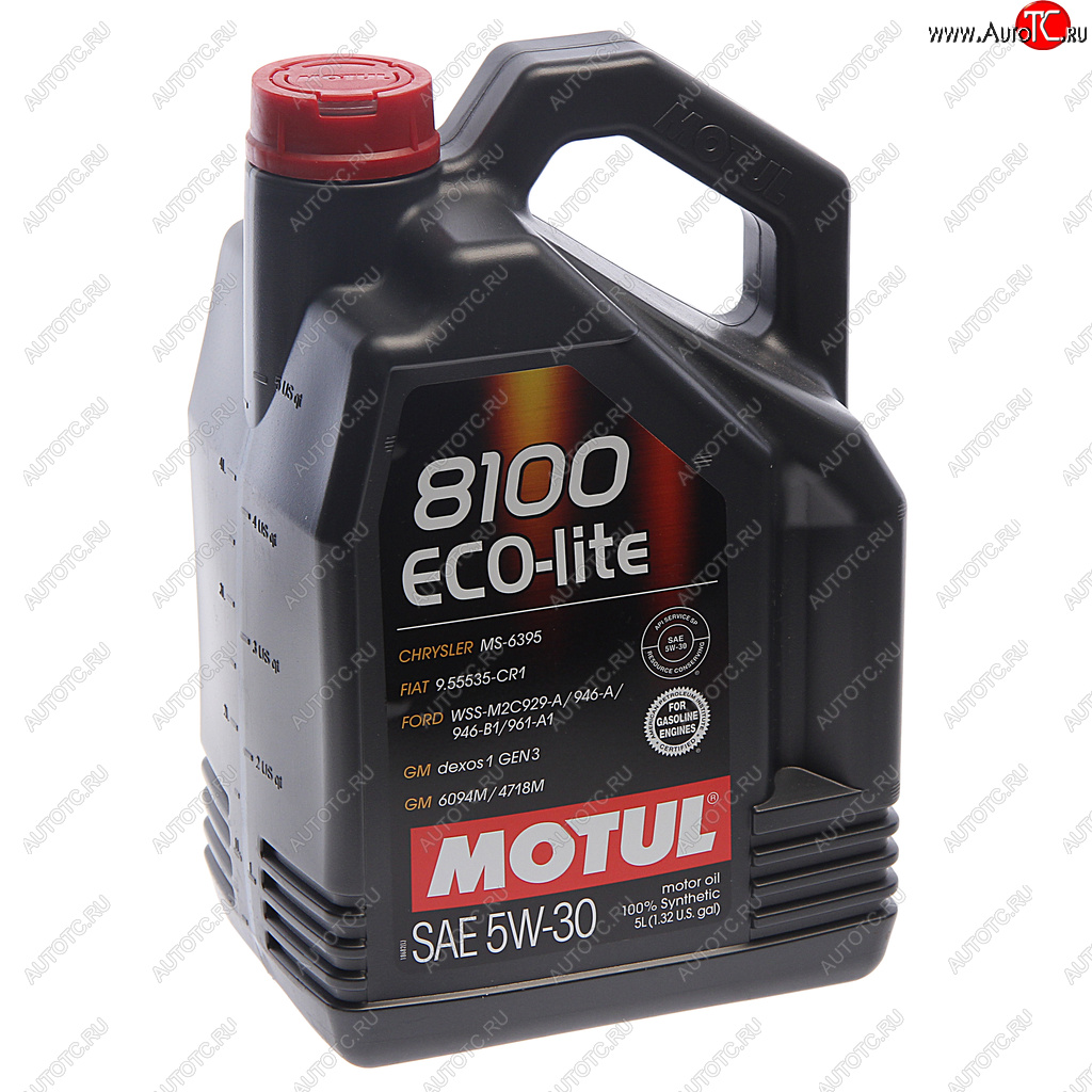 6 549 р. Масло моторное 8100 ECO-LITE 5W30 синт.5л MOTUL MOTUL 108214  с доставкой в г. Пермь