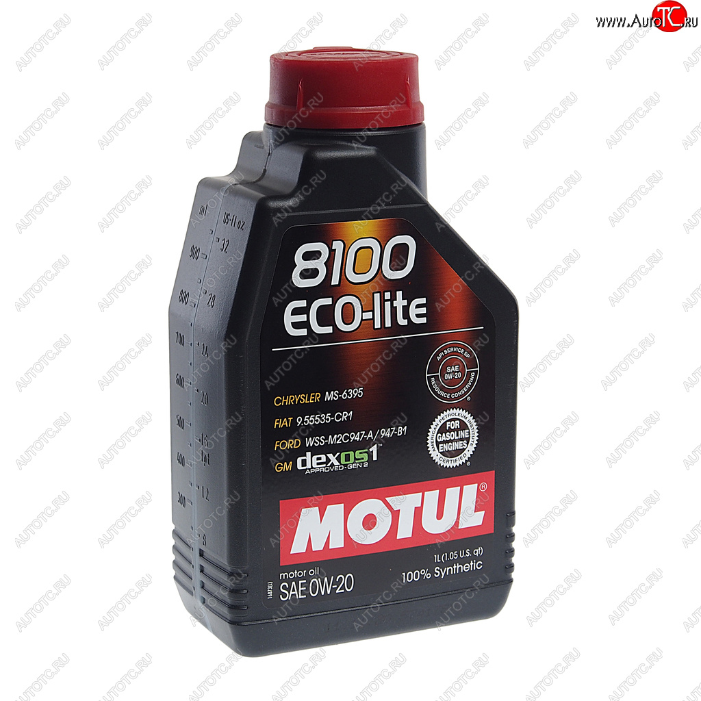 1 789 р. Масло моторное 8100 ECO-LITE 0W20 синт.1л MOTUL MOTUL 108534  с доставкой в г. Пермь