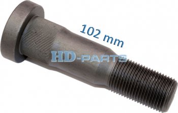 379 р. Шпилька колеса VOLVO F101216,FH1216,FL12,FM12 (78х102мм 14UNF) HD-PARTS HD-PARTS 109202  с доставкой в г. Пермь. Увеличить фотографию 2