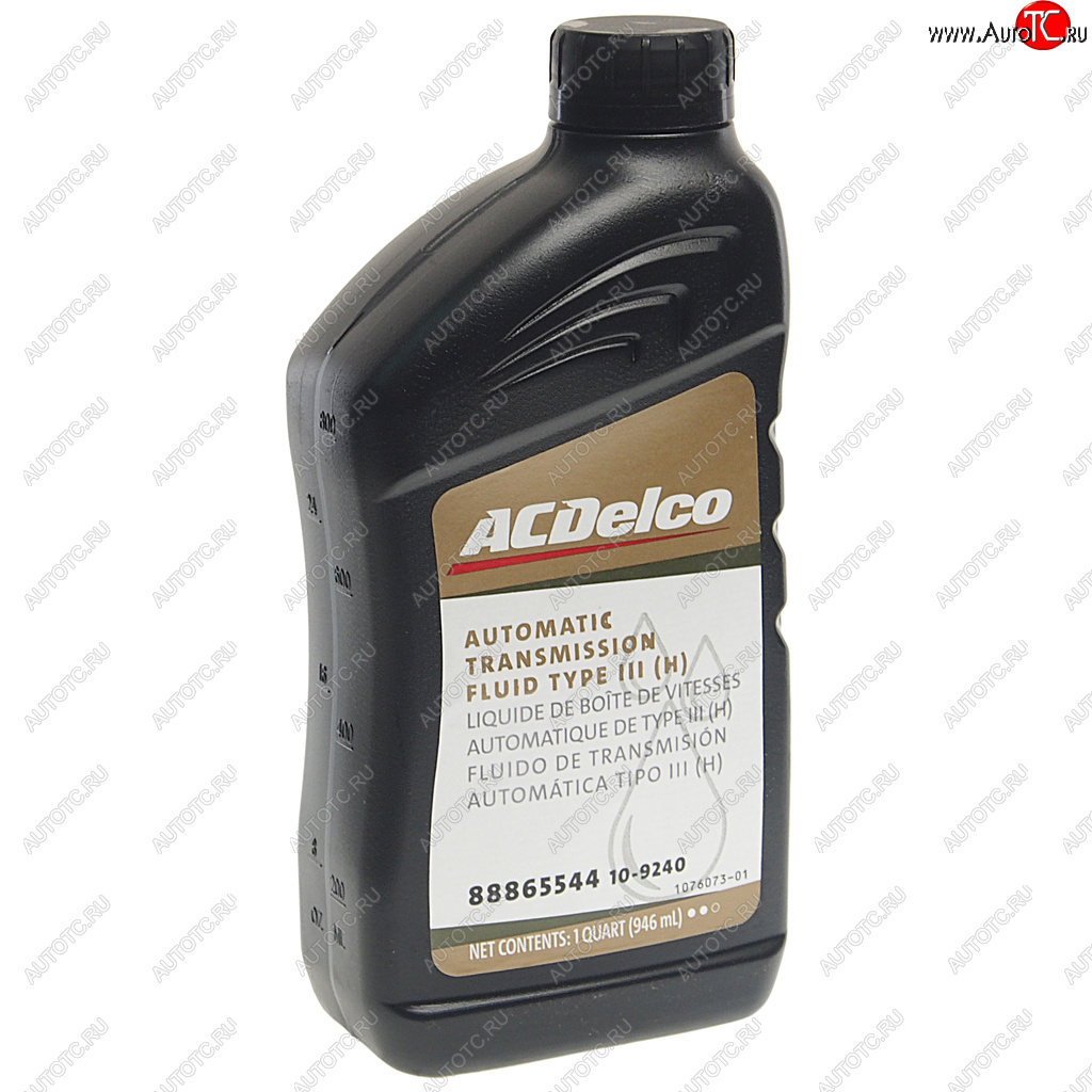 1 089 р. Масло трансмиссионное ATF TYPE-III H 0.946л ACDELCO ACDELCO 10-9240  с доставкой в г. Пермь