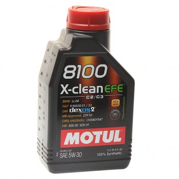 1 399 р. Масло моторное 8100 X-CLEAN EFE 5W30 синт.1л MOTUL MOTUL 109470  с доставкой в г. Пермь. Увеличить фотографию 1