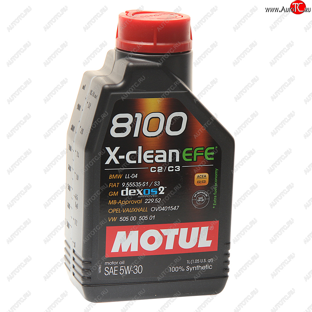 1 399 р. Масло моторное 8100 X-CLEAN EFE 5W30 синт.1л MOTUL MOTUL 109470  с доставкой в г. Пермь