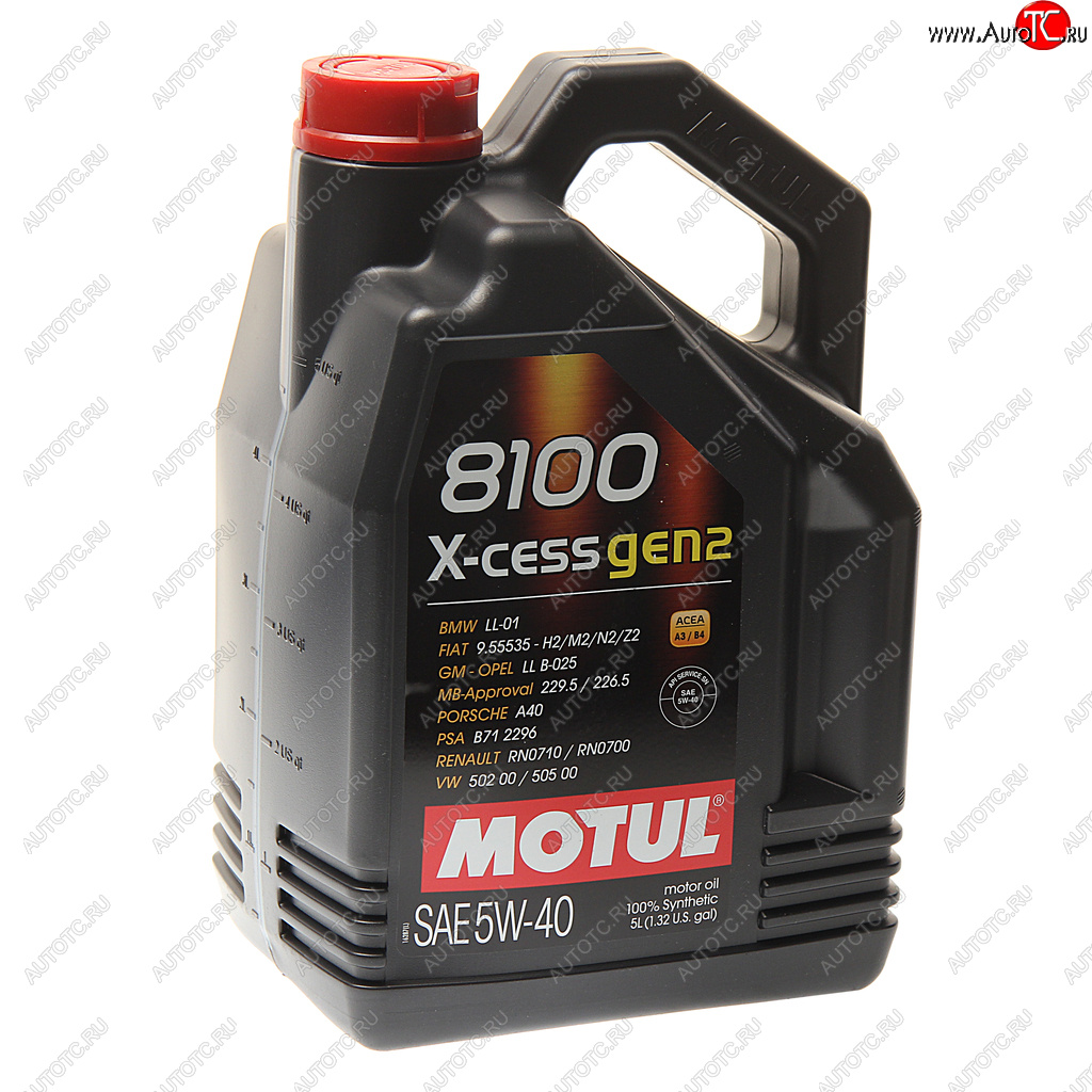 7 199 р. Масло моторное 8100 X-CESS GEN2 5W40 синт.5л MOTUL MOTUL 109776  с доставкой в г. Пермь