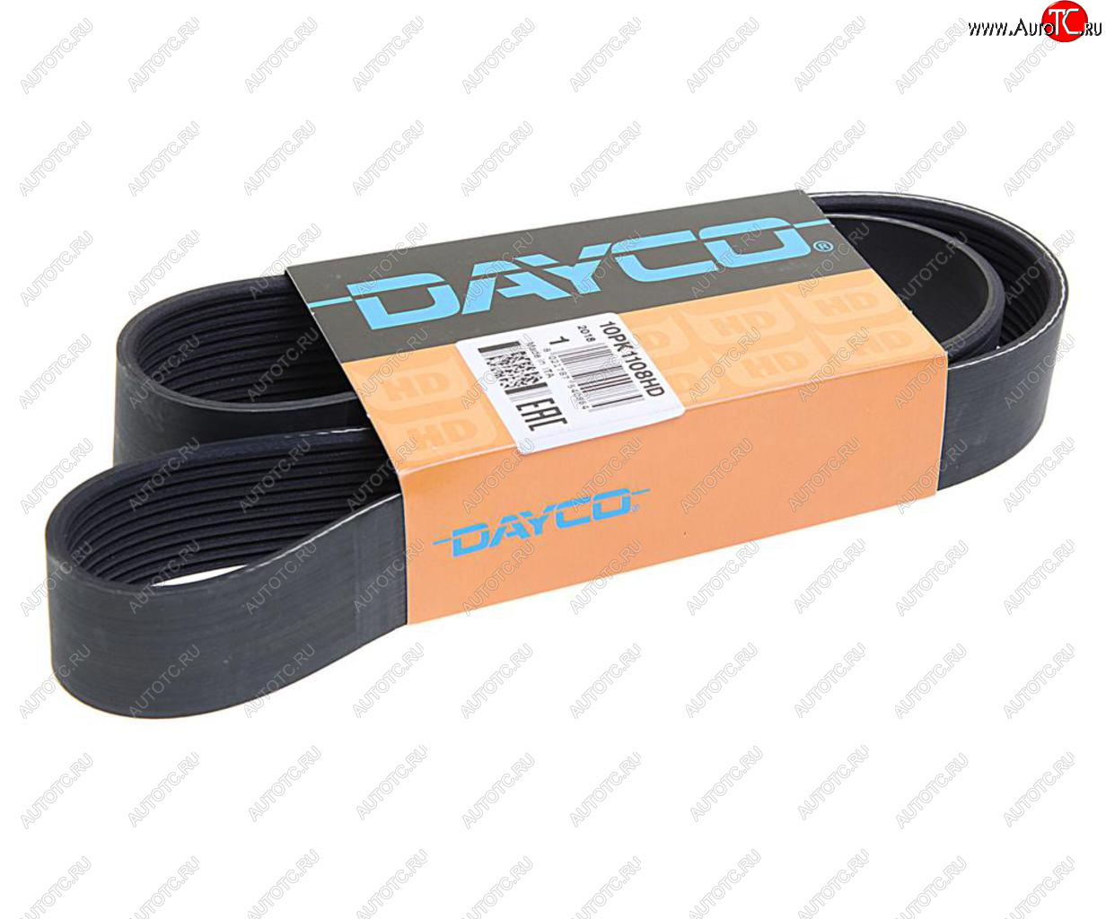 1 669 р. Ремень приводной поликлиновой 10PK1108HD DAYCO DAYCO 10pk1108hd  с доставкой в г. Пермь