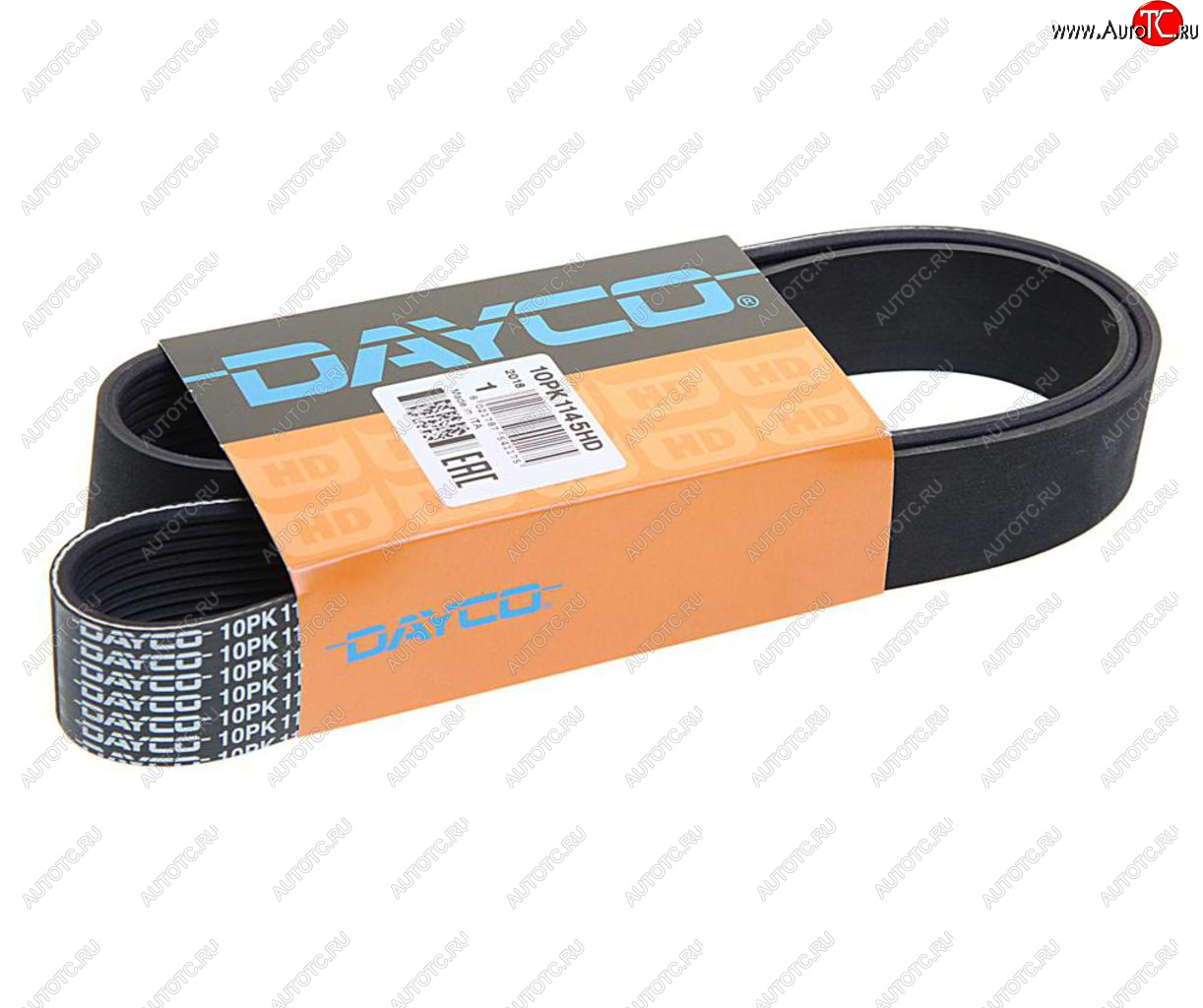 1 399 р. Ремень приводной поликлиновой 10PK1145 DAYCO DAYCO 10pk1145hd  с доставкой в г. Пермь