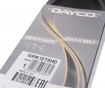 1 839 р. Ремень приводной поликлиновой 10PK1275HD DAYCO DAYCO 10pk1275hd  с доставкой в г. Пермь. Увеличить фотографию 2