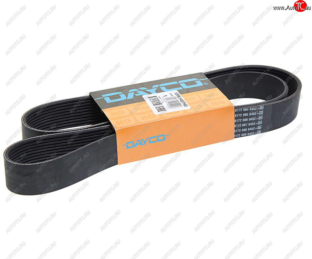 2 389 р. Ремень приводной поликлиновой 10PK1487HD DAYCO DAYCO 10pk1487hd  с доставкой в г. Пермь