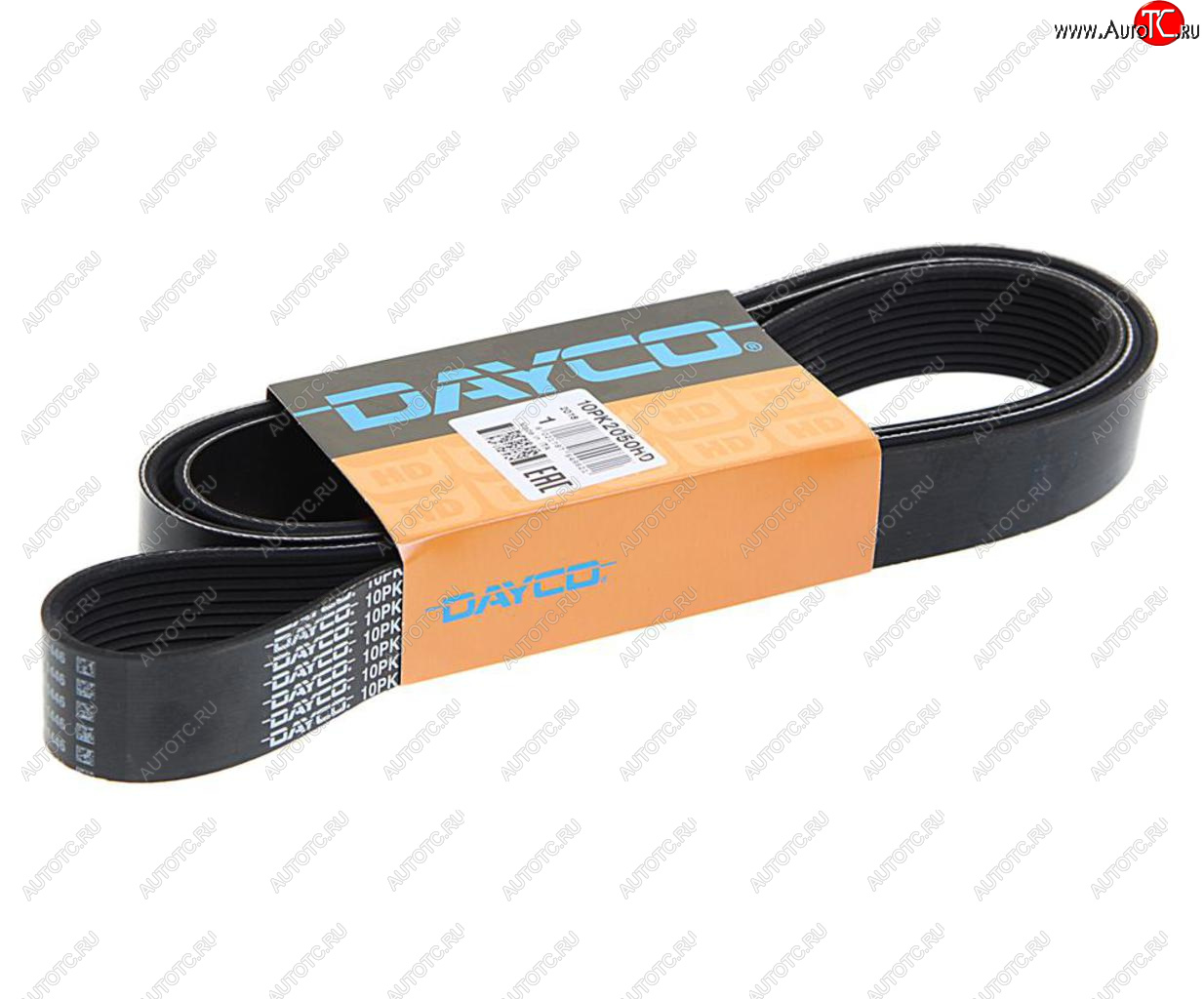 2 899 р. Ремень приводной поликлиновой 10PK2050HD DAYCO DAYCO 10pk2050hd  с доставкой в г. Пермь