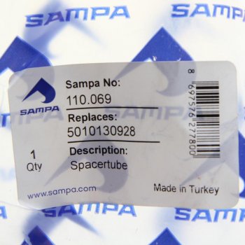 299 р. Палец RVI PREMIUM кронштейна кабины металлический (16х28х85) SAMPA SAMPA 110.069  с доставкой в г. Пермь. Увеличить фотографию 2