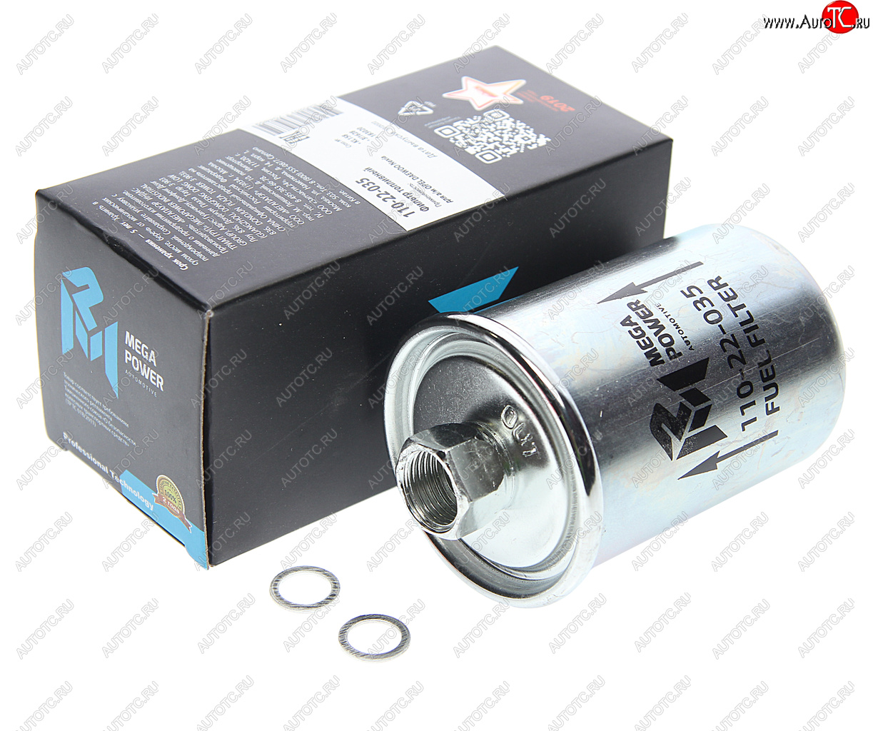 329 р. Фильтр топливный OPEL DAEWOO Nexia MEGAPOWER MEGAPOWER 110-22-035  с доставкой в г. Пермь