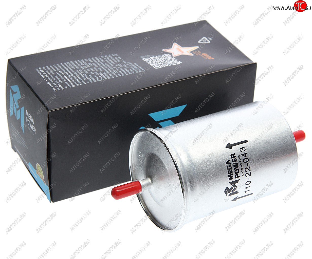 245 р. Фильтр топливный VW AUDI SEAT SKODA MEGAPOWER MEGAPOWER 110-22-043  с доставкой в г. Пермь