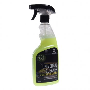 195 р. Очиститель салона 600мл триггер Universal Cleaner GRASS GRASS 110392  с доставкой в г. Пермь. Увеличить фотографию 1