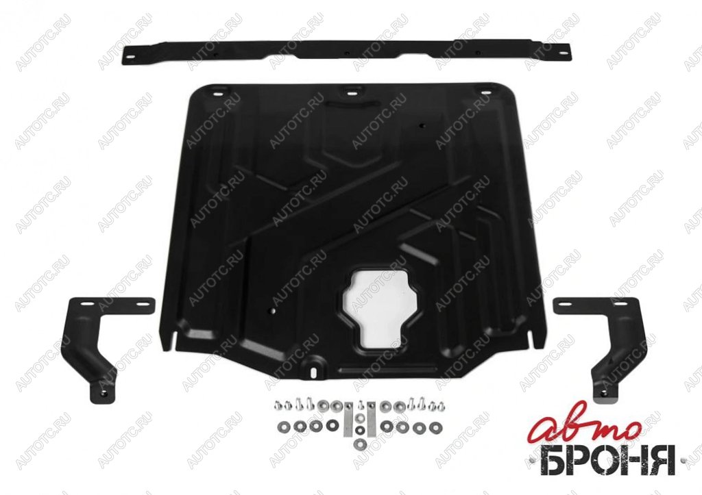 5 499 р. Защита картера и КПП HYUNDAI Elantra (16-) KIA Ceed (18-) (1.41.6) (с крепежом) АВТОБРОНЯ АВТОБРОНЯ 111.02382.1  с доставкой в г. Пермь