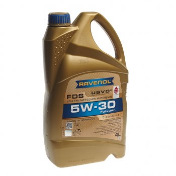 8 799 р. Масло моторное FDS 5W30 синт.4л RAVENOL RAVENOL 1111139-004  с доставкой в г. Пермь. Увеличить фотографию 1