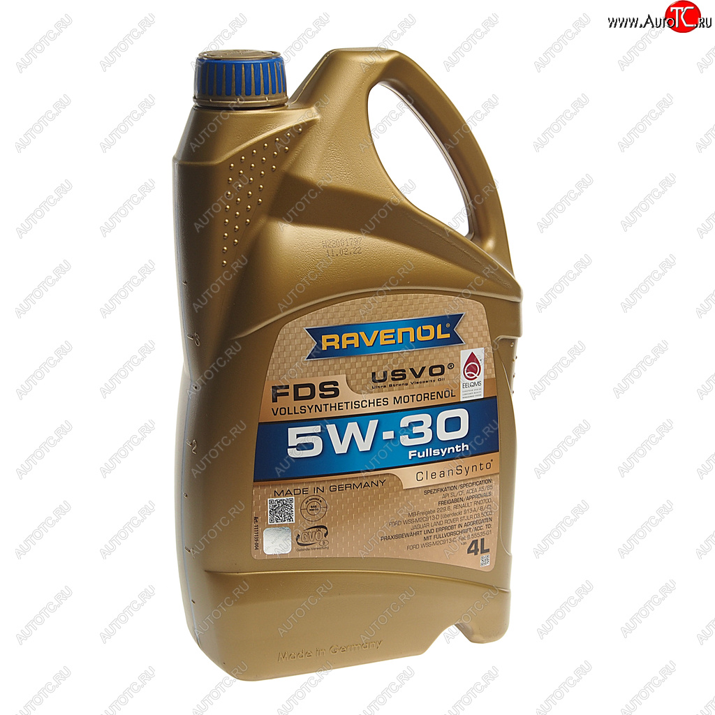 8 799 р. Масло моторное FDS 5W30 синт.4л RAVENOL RAVENOL 1111139-004  с доставкой в г. Пермь
