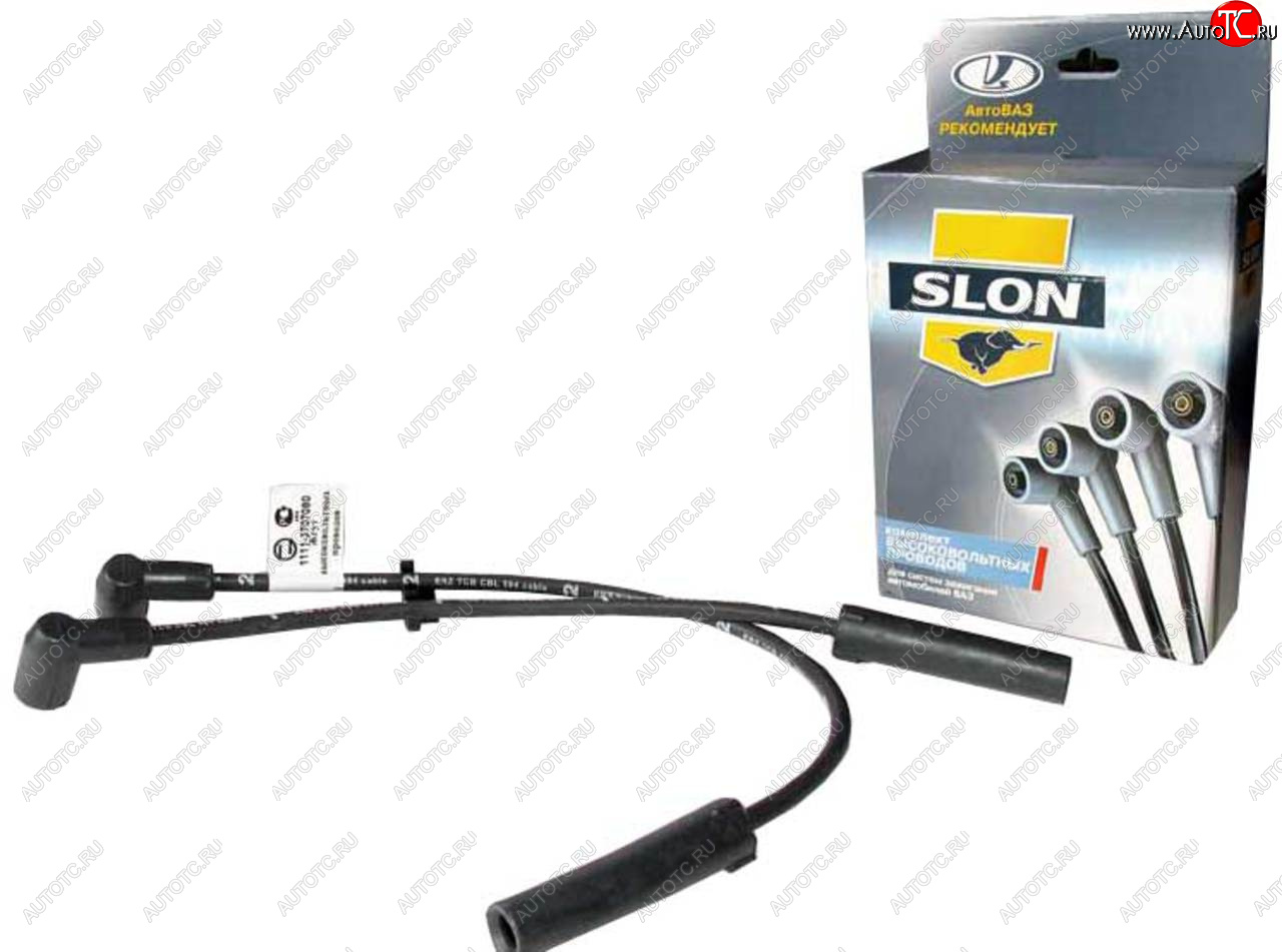 639 р. Провод высоковольтный ВАЗ-1111 комплект силикон SLON SLON 1111-3707060  с доставкой в г. Пермь