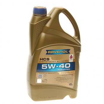 5 399 р. Масло моторное HCS 5W40 синт.4л RAVENOL RAVENOL 1112105-004  с доставкой в г. Пермь. Увеличить фотографию 1