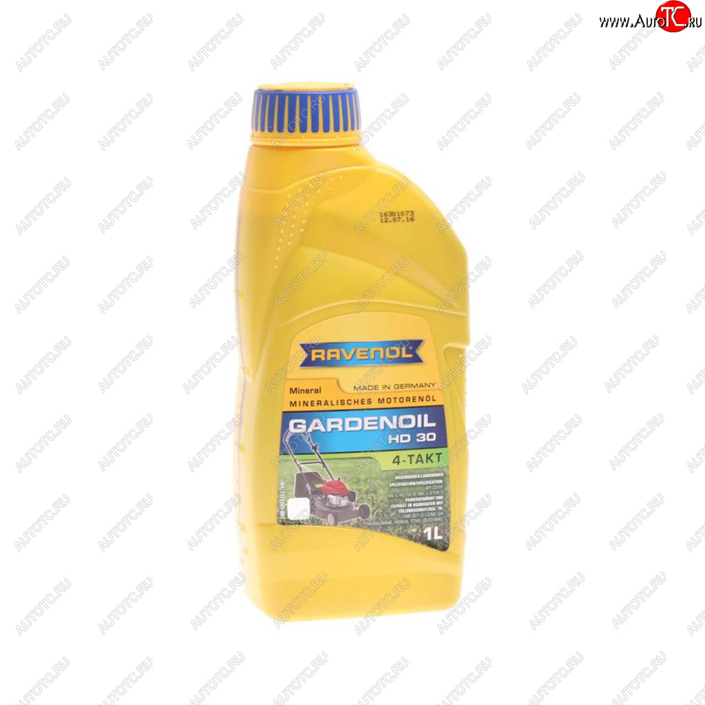 1 399 р. Масло моторное для 4-х тактных двигателей Gardenoil HD 30 30W мин.1л RAVENOL RAVENOL 1113301-001  с доставкой в г. Пермь