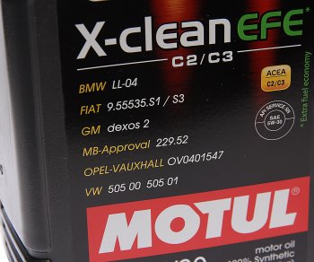 7 299 р. Масло моторное 8100 X-CLEAN EFE 5W30 синт.5л MOTUL MOTUL 111688  с доставкой в г. Пермь. Увеличить фотографию 2
