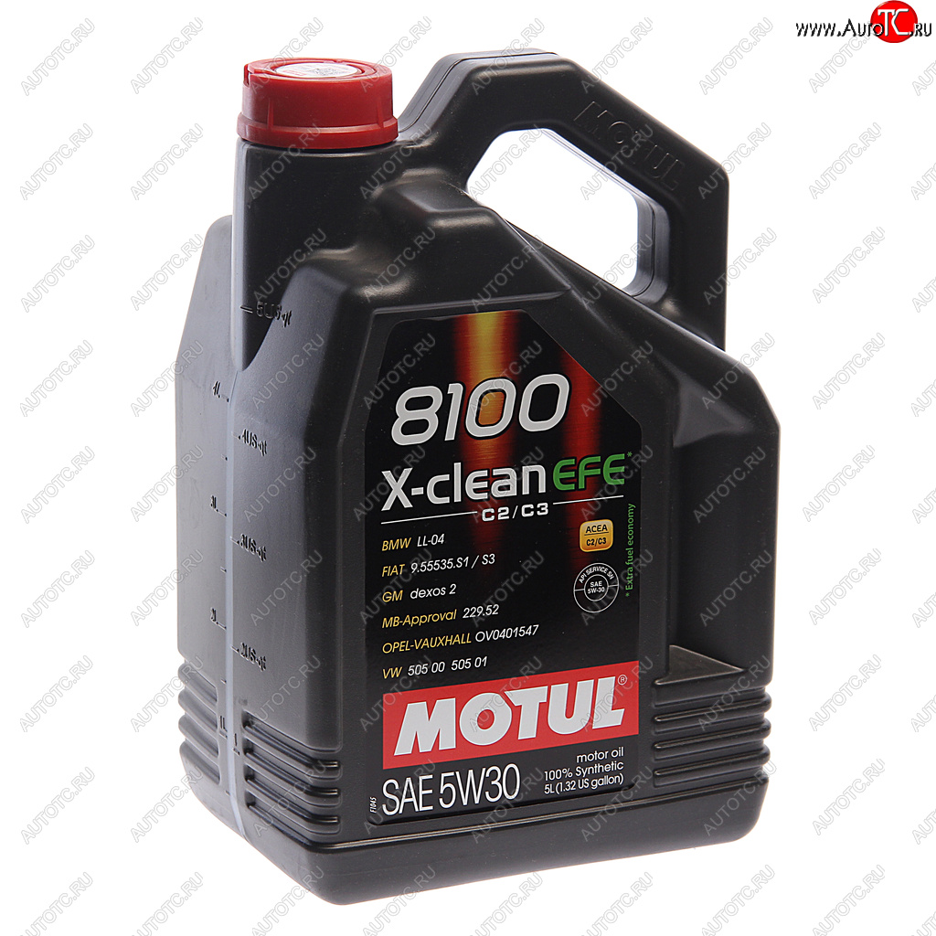 7 299 р. Масло моторное 8100 X-CLEAN EFE 5W30 синт.5л MOTUL MOTUL 111688  с доставкой в г. Пермь