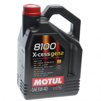 5 649 р. Масло моторное 8100 X-CESS GEN2 5W40 синт.4л MOTUL MOTUL 111858  с доставкой в г. Пермь. Увеличить фотографию 1